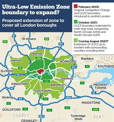 Expansion Of Londons Ulez Zone Sees Kent Motorists Amass More Than £6