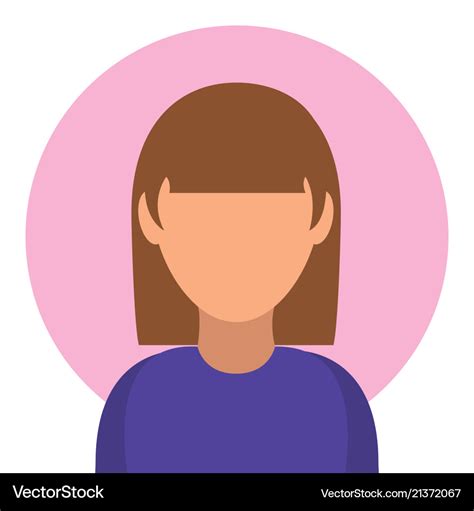 Woman Avatar Profile Royalty Free Vector Image