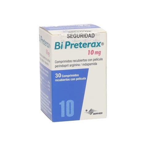 BI PRETERAX 10 MG 30 COMPRIMIDOS FarmaciasVer