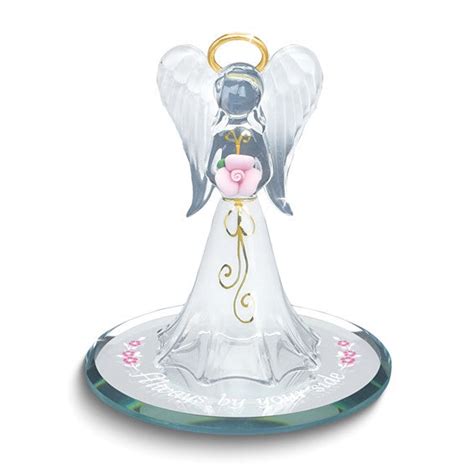 Glass Baron Angel By Your Side Glass Figurine