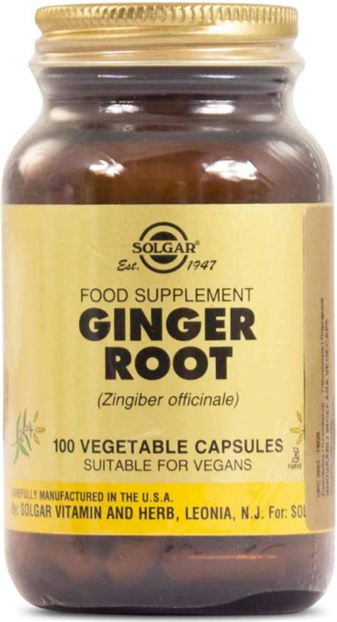 Solgar Ginger Root 100 St 7 Butiker Hitta Bästa Pris