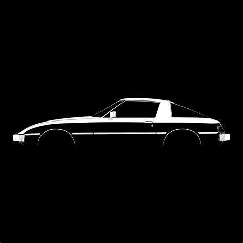 RX-7 SA Silhouette Vector File - Etsy