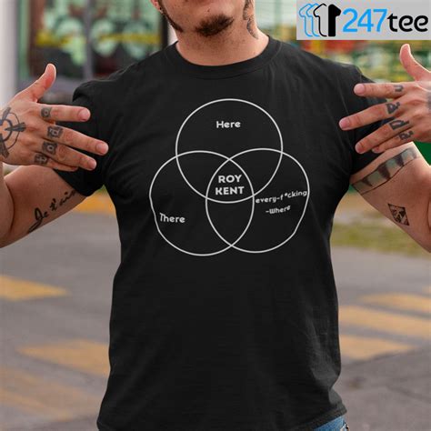 Here There Roy Kent Every Fucking Where T Shirt Roy Kent Venn Diagram 247teeshirt