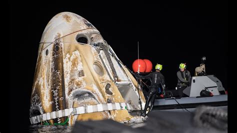 Nasa S Spacex Crew Mission Splashdown Official Nasa Broadcast Youtube