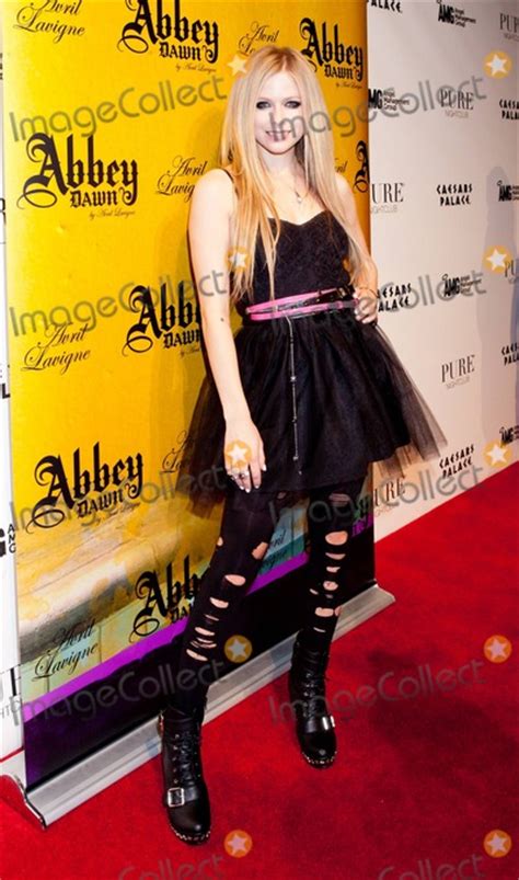 Photos And Pictures Avril Lavigne Wears A Black Tutu Dress Ripped