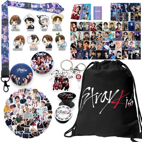 Buy Hymik Stray Kids Merch Gifts Set for Fans,Stray Kids Album Merch ...