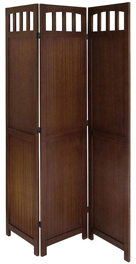 Artesia Handcrafted Wooden Panel Room Partition Screen Room Divider