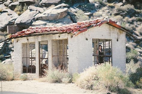 Girl Standing In An Abandoned House By Stocksy Contributor A Model Photographer Stocksy