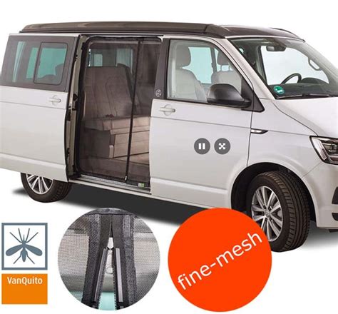 Mosquito Net For Vw T5 T6 T61 Sliding Door Insect Protection