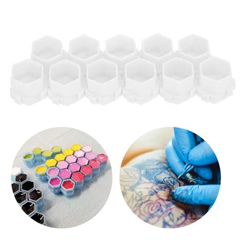 Amazon Tattoo Ink Cup Colors Pcs Pigment Cup Tattoo Ink Cups