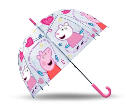 PEPPA PIG Mechaninis skėtis 46 cm XS Žaislai XS Žaislai