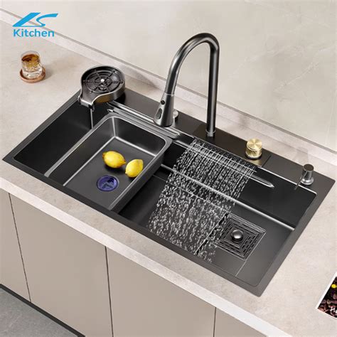 Modern Luxury Design Smart Stainless Steel Multifunctional Waterfall