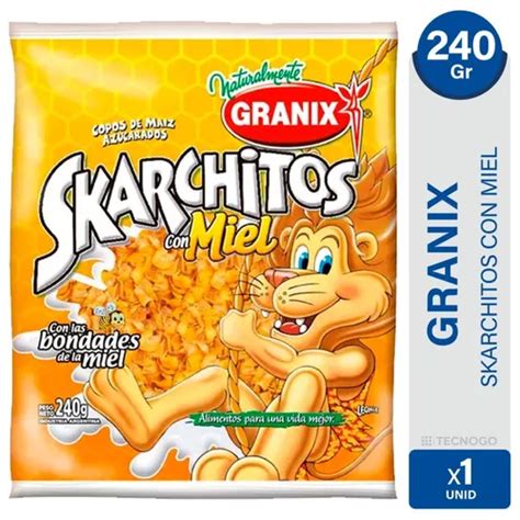 Skarchitos Con Miel Copos Maiz Azucarados Cereal Granix Mercadolibre