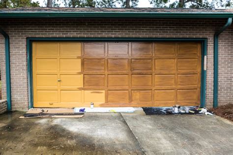 How To Paint A Garage Door To Make It Look Like Wood At Shirley