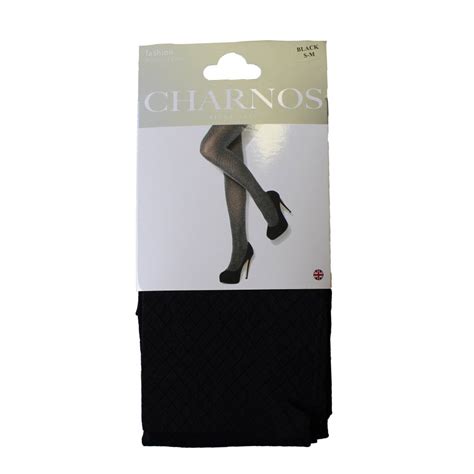 Charnos Diamond Tights 1 Pair Pack Black Accessories From North