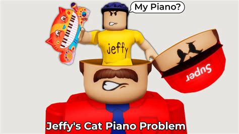 SML ROBLOX Jeffy S Cat Piano Problem ROBLOX Brookhaven RP Funny