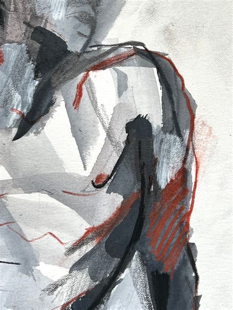 Classical Male Nude Figure Painting XI Etsy