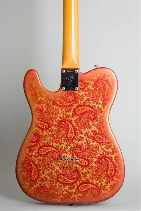 Fender Telecaster Paisley Solid Body Electric Guitar 1968 Retrofret