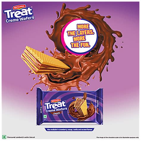 Buy Britannia Treat Chocolate Wafers Online At Best Price Of Rs