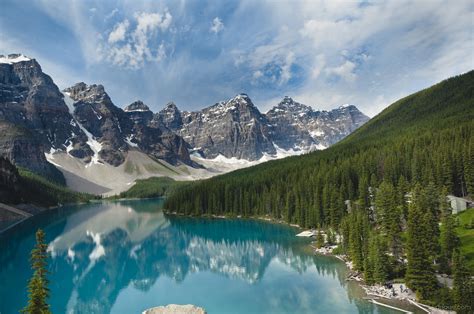 Paisajes De Ensueño El Valle De Los Diez Picos En Canadá