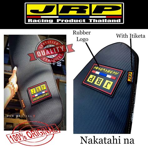 Yamaha Aerox V Original Thai Parts Jrp Seat Cover Carbon Rubber Logo