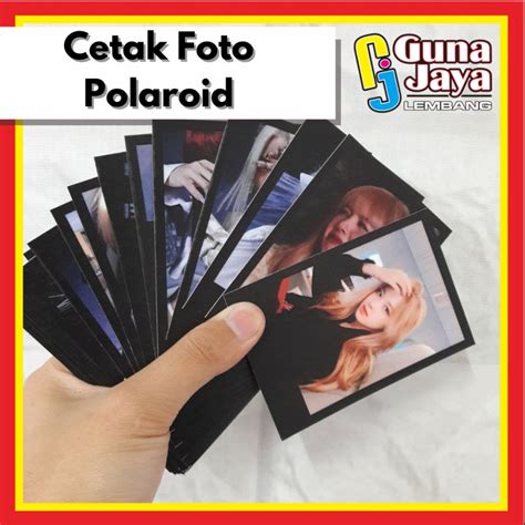 Cetak Foto Polaroid 2R Murah Bisa Custom Gunajaya Printing