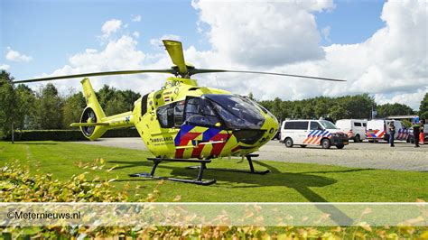 Trauma Helikopter Land Bij Politiebureau In Assen