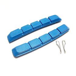 Elvedes Bmx Mtb Cartridge Mm Brake Pads For Carbon Rim Blue