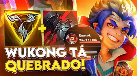 ESSA MUDANÇA DEIXOU O WUKONG MUITO MAIS QUEBRADO LoL Wild Rift YouTube