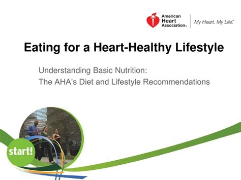 Ppt Eating For A Heart Healthy Lifestyle Powerpoint Presentation