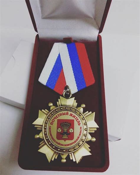 Изготовление нагрудного знака Почетный житель Светлоярского района ...