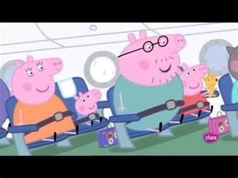 Peppa Pig De Vacaciones En Avión YouTube Peppa pig en español