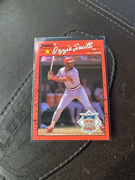 Donruss Ozzie Smith All Star Error Card No Dot After Inc Ebay