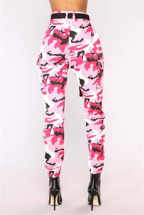 Cadet Kendall Oversized Camo Pants Pink