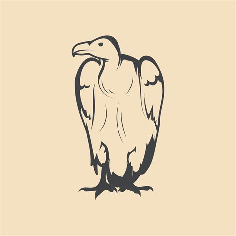 Retro vulture Bird vector Stock Illustration 34346592 Vector Art at ...