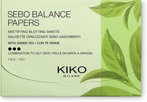 KIKO Milano Sebo Balance Papers Salviette Opacizzanti Amazon It