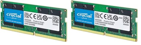 Crucial Gb Single Ddr Mt S Pc Sr X Sodimm Pin