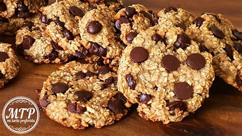 Galletas De Avena Plátano Y Chocolate Mi Tarta Preferida