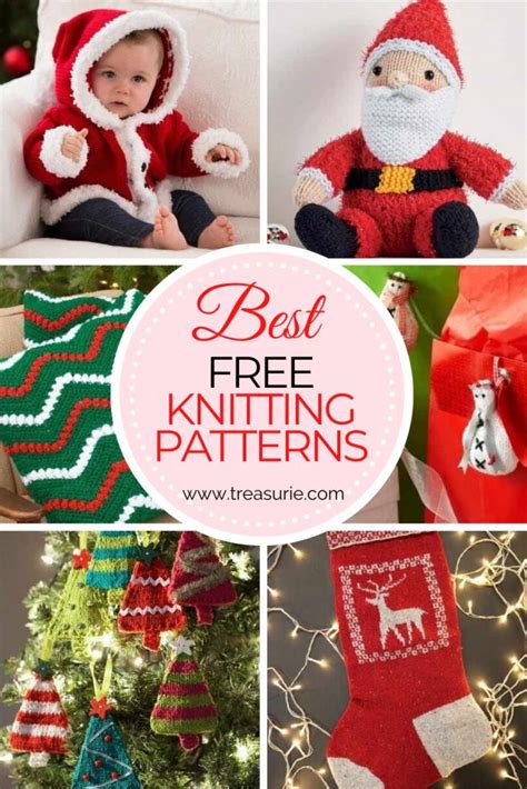 30 Christmas Knitting Patterns - Best of the Best | TREASURIE