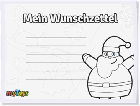 Vorlage Wunschzettel Weihnachten Genial Eine Vorlage F R Den