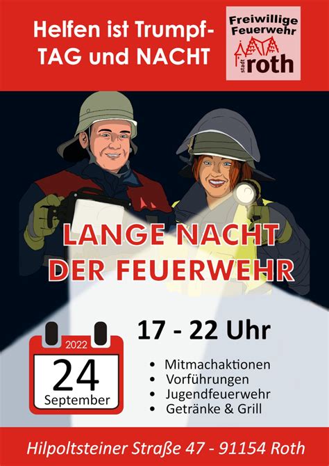 Lange Nacht Der Feuerwehr Freiwillige Feuerwehr Roth