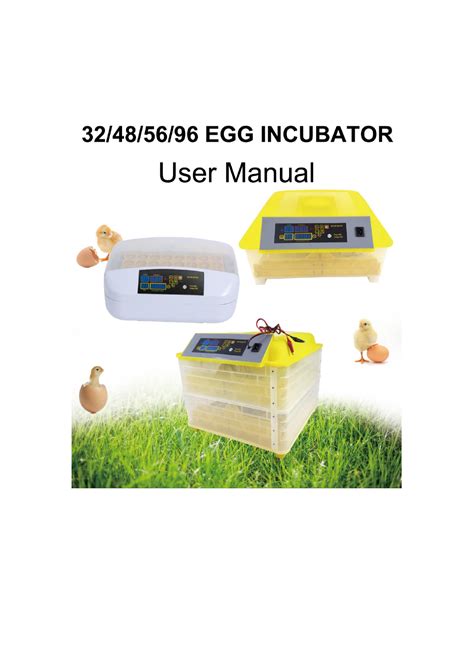 Manual Hhd 48 Incubator