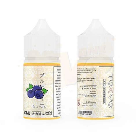 Saltnic Tokyo E Juice Ice Blueberry Salt Nic Ml Usa