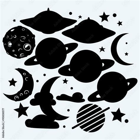 Outer Space Silhouette