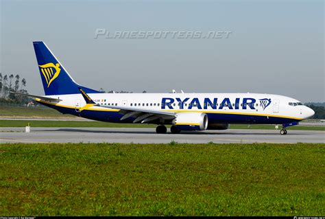 EI IJA Ryanair Boeing 737 8200 MAX Photo By Rui Marques ID 1560995