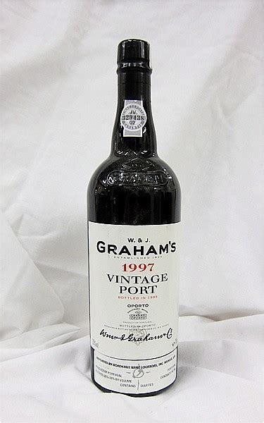 Lot FIFTEEN BOTTLES GRAHAM S VINTAGE PORT 1991 1