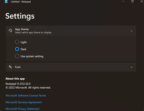 Enable Dark Mode In Notepad In Windows 11