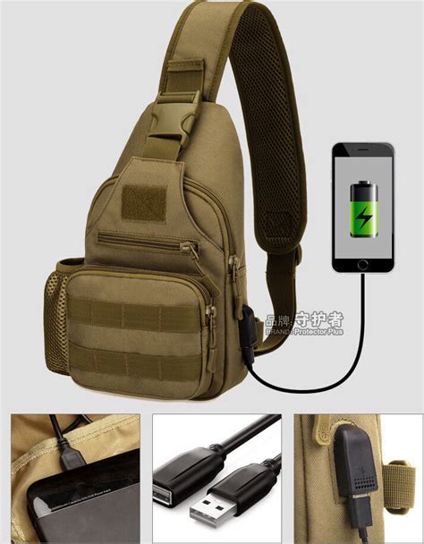 Protector Plus Tactical Military Sling Chest Pack Bag Paul Smith