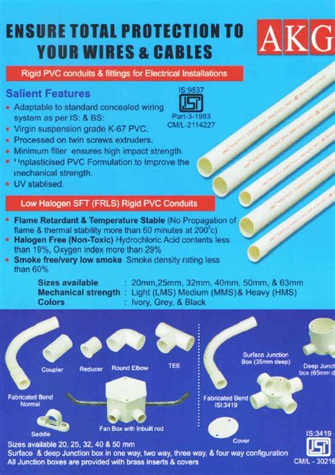 PVC AKG Electrical Pipe Fittings At Best Price In Ghaziabad ID