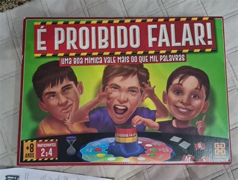 Jogo É Proibido Falar Brinquedo Grow Usado 65811492 enjoei